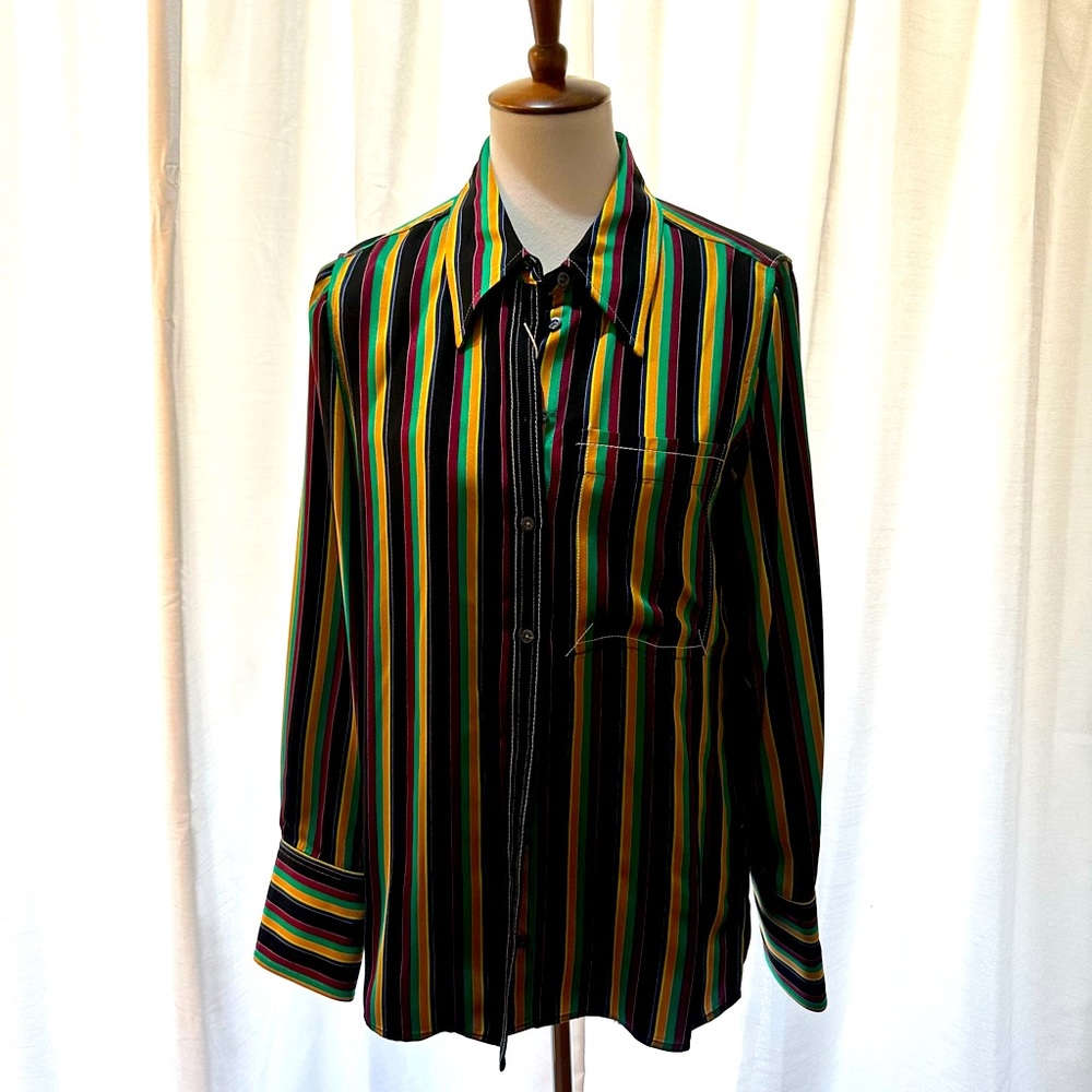 Phillip Lim classic striped shirt. Size 8